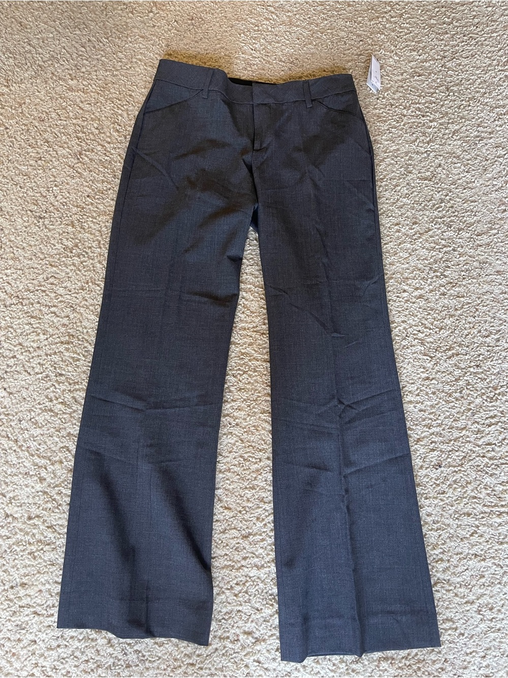Women’s Dark Gray Dress Pants - Classic Tailored Fit